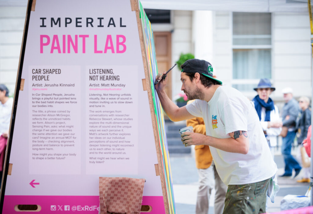 Listening Not Hearing - Lambda Biologics Science Meets Art: Imperial's Paint Lab Artworks Move to White City Campus
