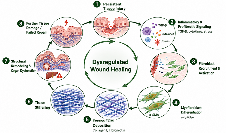Fibrosis Procession Flow Lambda Biologics Fibrosis Procession Flow