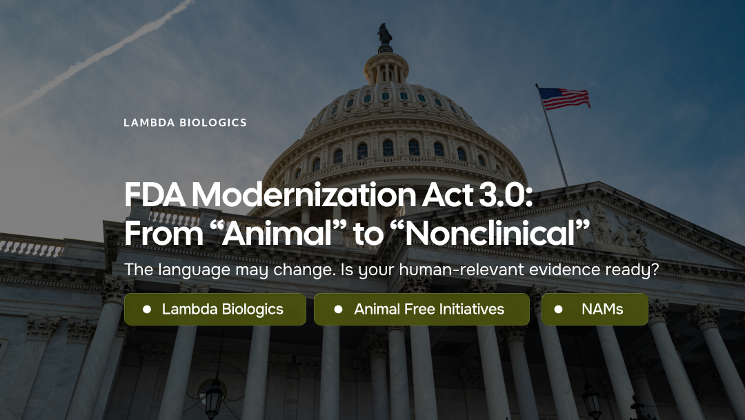 FDA Modernization Act 3.0: What It Means for NAMs (2026)